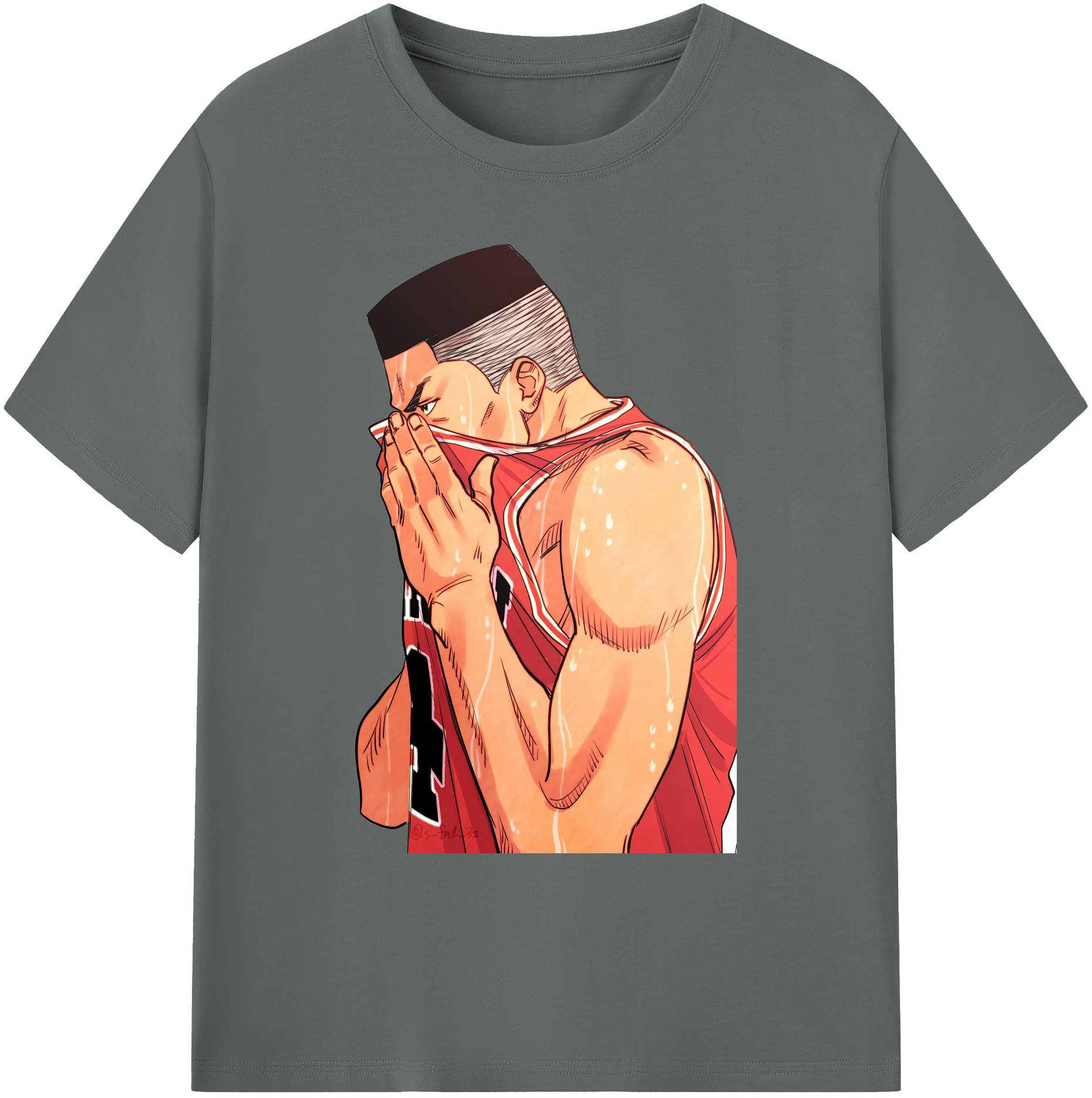 （画像用） SLAM DUNK／スラムダンク 綿100％ メンズ半袖Tシャツ｜肌触りやわらか＆通気性
